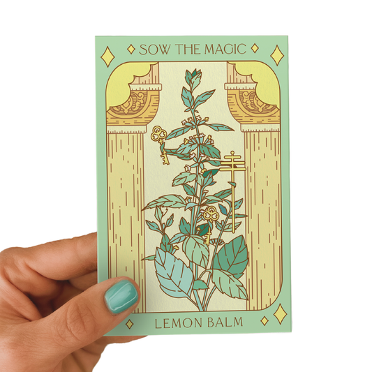 Lemon Balm Tarot Seed Packet