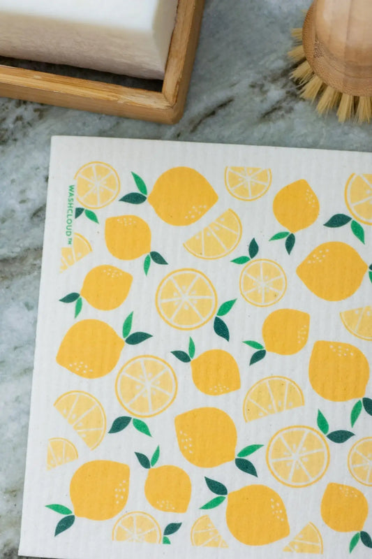 WASHCLOUD® FRESH SQUEEZED LEMON™ Nordic Dish Washing Sponge - No Tox Life
